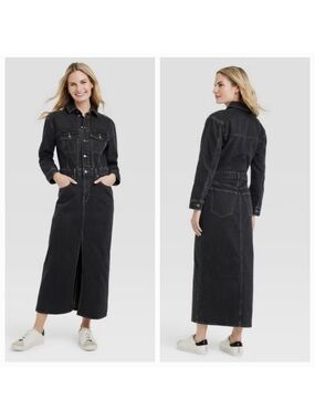 NEW - Universal Thread Denim Maxi Dress 2